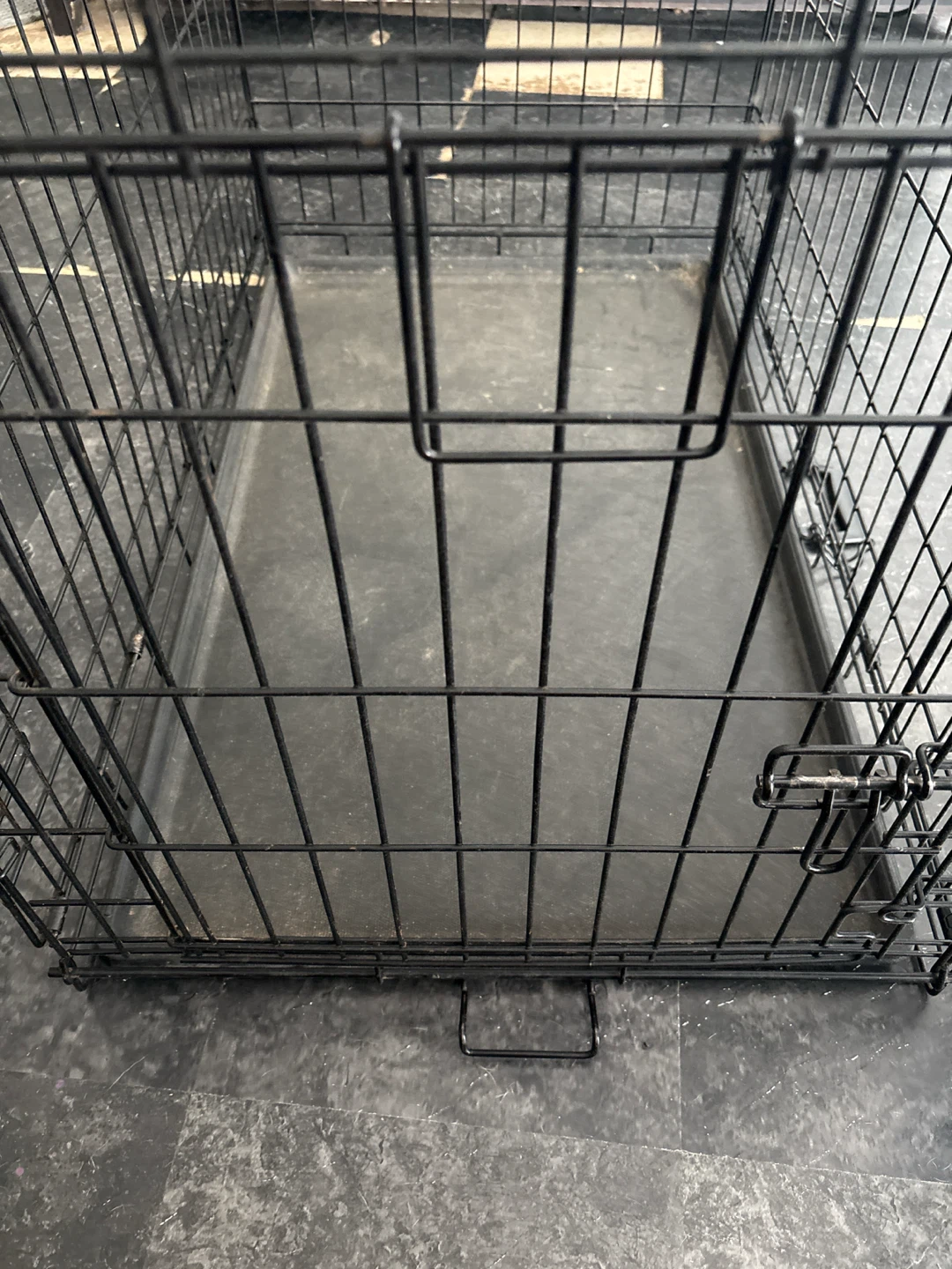 Small dog cage.