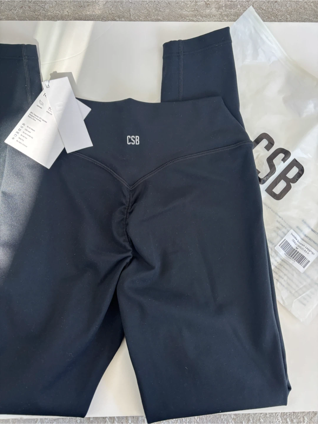 CSB Invisible Scrunch Leggings - Black - photo 2