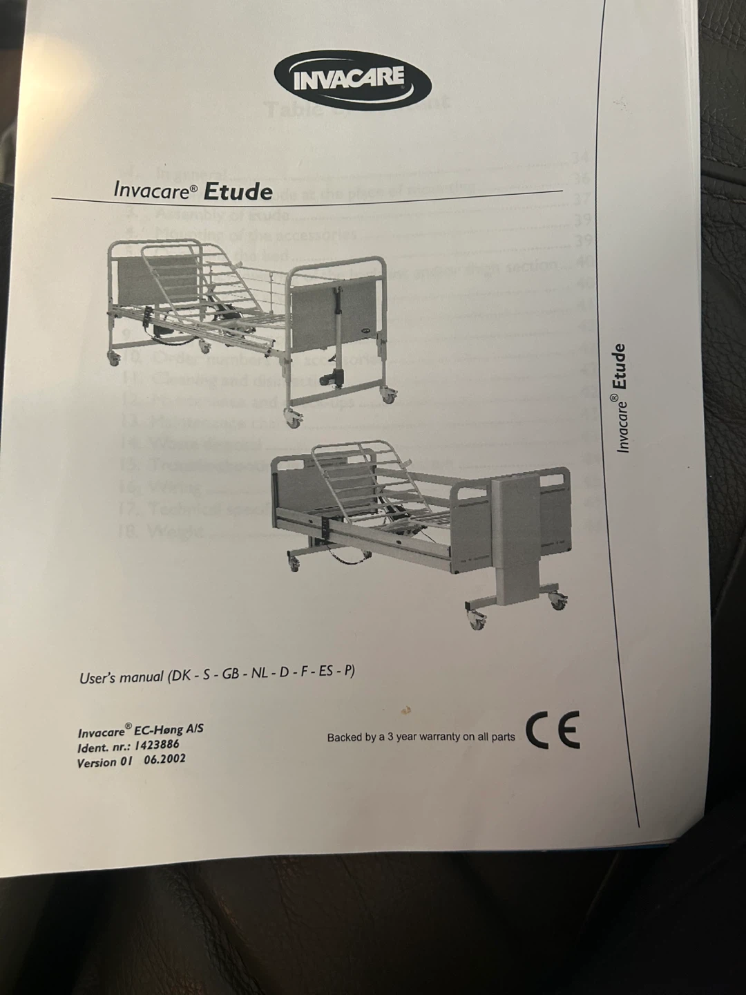 Invacare Etude Adjustable Home Care Bed - photo 3
