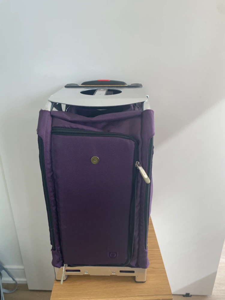 Purple Zuca Rolling Bag