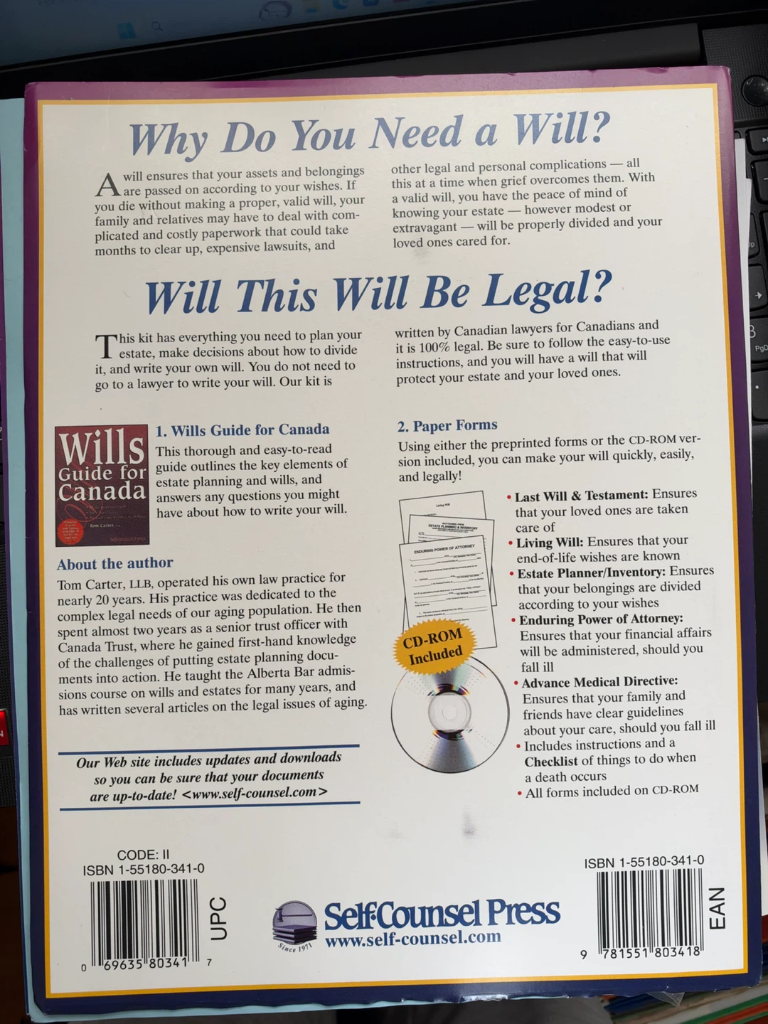 Wills Guide for Canada Complete Kit - photo 2