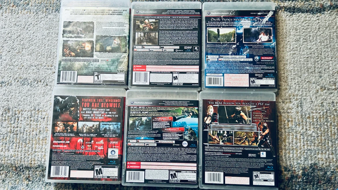 PS3 Games Bundle – Uncharted, Max Payne 3, Castlevania, Ninja - photo 2