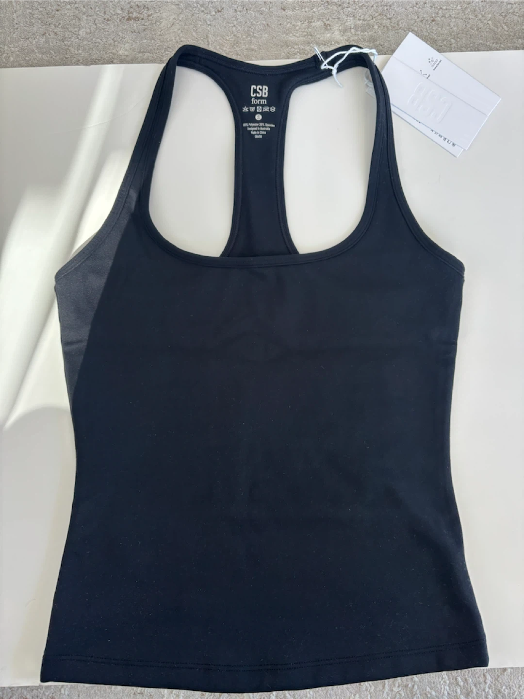 CSB Form Racerback Tank - Black, Size S - photo 4