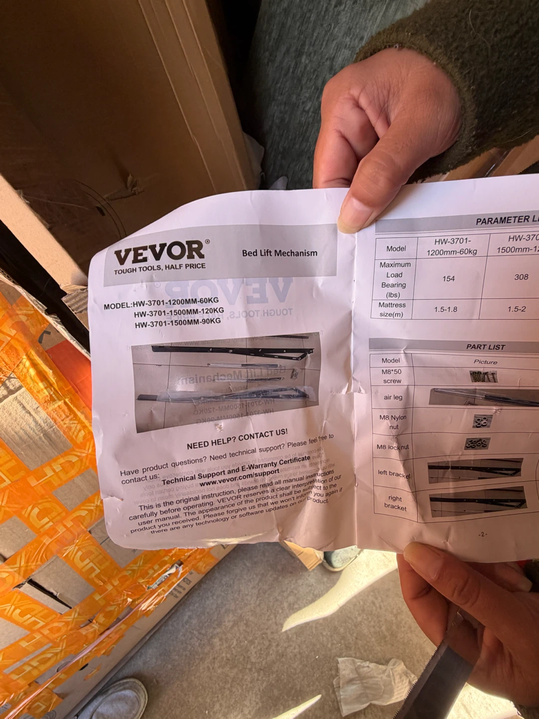 VEVOR Bed Lift Mechanism - photo 2