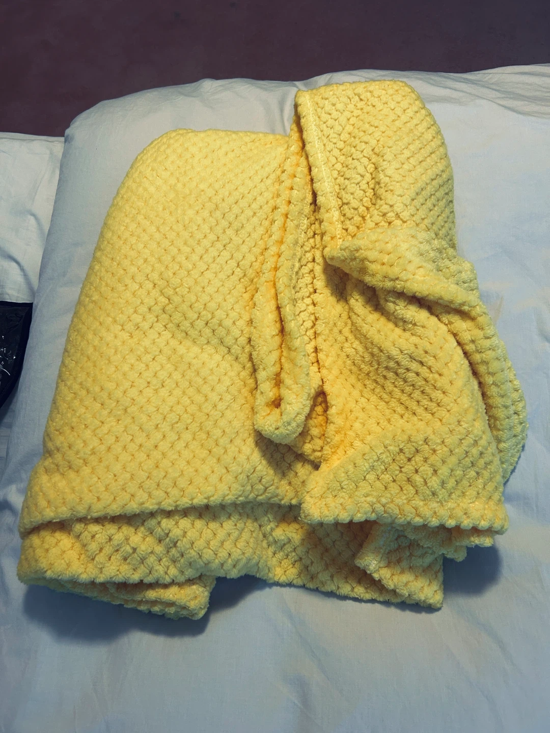 Queen size Lemon Yellow Blanket