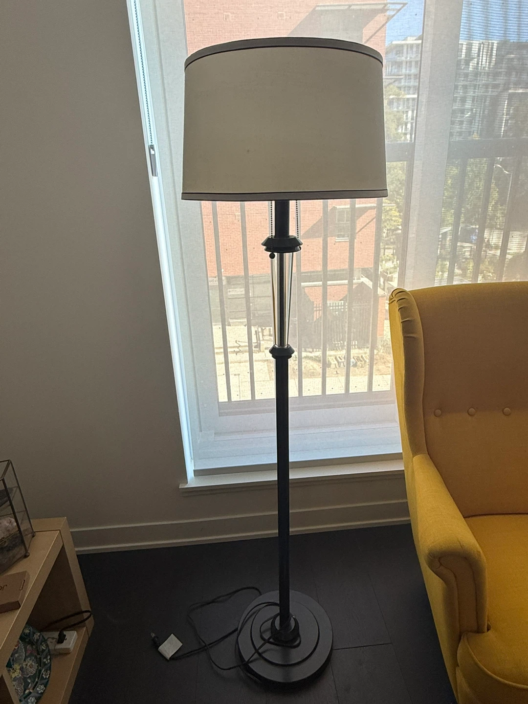 Modern floor lamp with drum shade” Pick Up Only” - photo 2