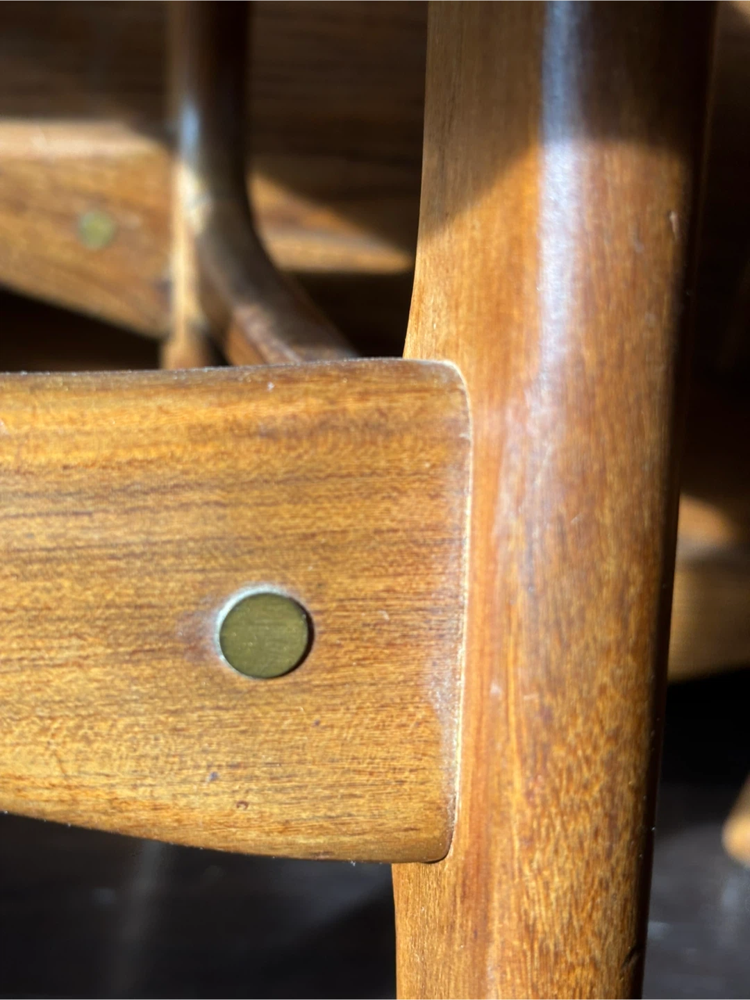 Pair of Mid-Century Modern teak Dining Chairs mcm - photo 5