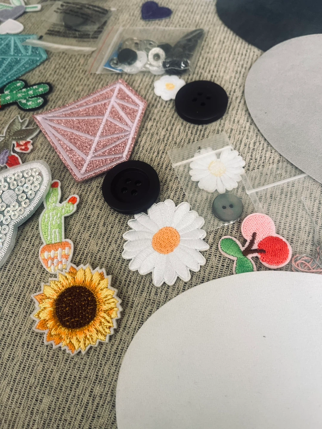 Assorted Sewing Patches and Buttons Bundle - photo 4