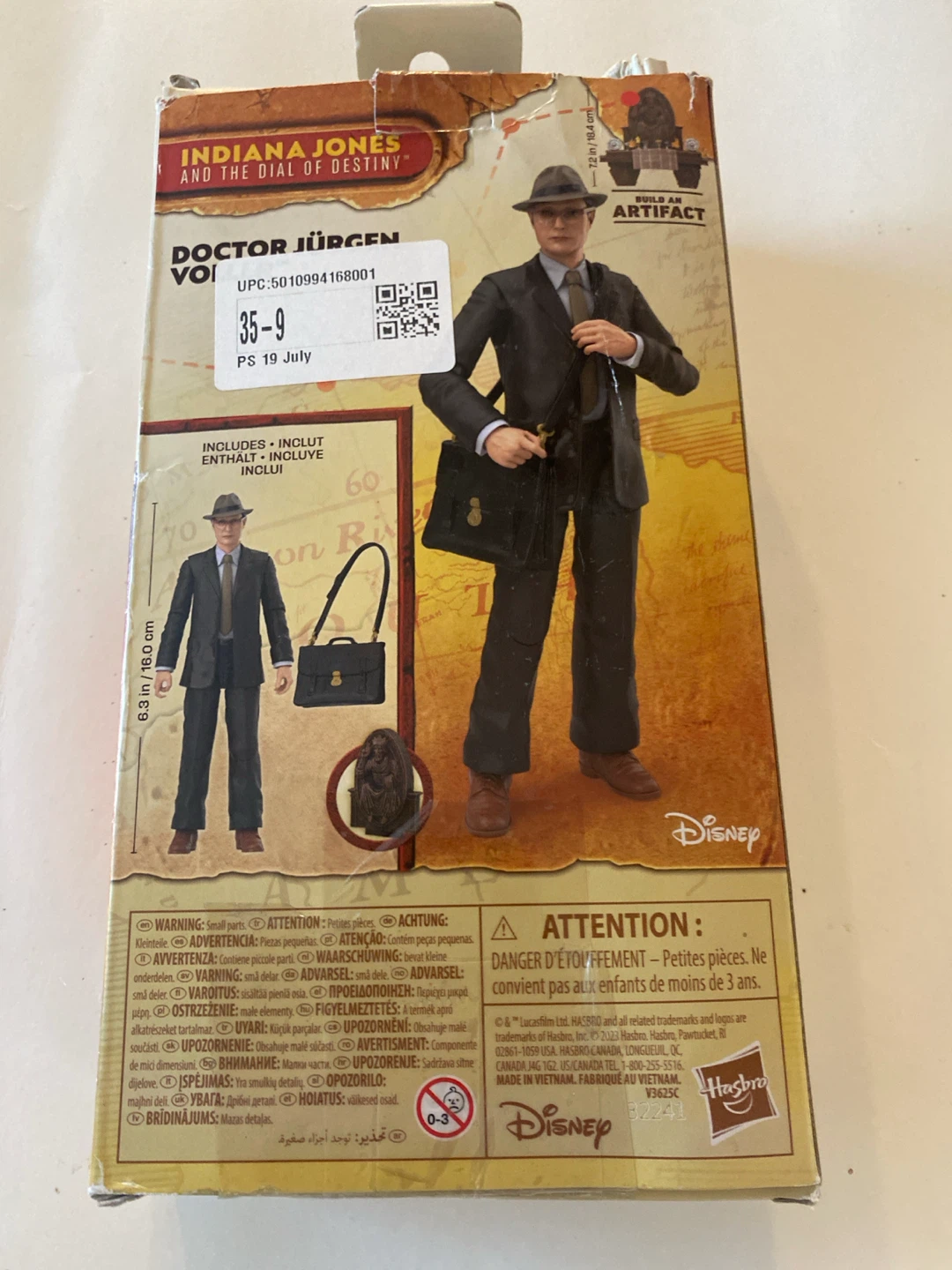 Indiana Jones Adventure Series Doctor Jurgen Voller Figure - photo 2