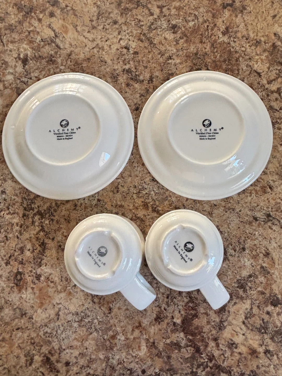 Alchemy Vitrified Fine China Espresso Cups and Saucers - photo 3