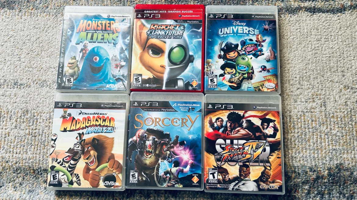 PS3 Games Bundle – Ratchet & Clank, Disney Universe, Madagascar