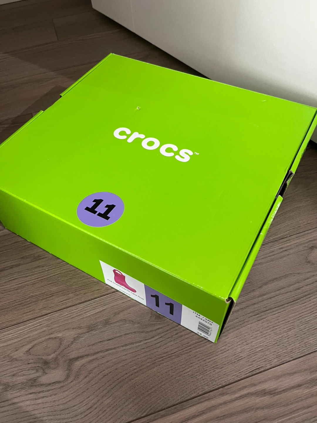 New Crocs Handle It Rain Boots - Pink - Size 11 - photo 2