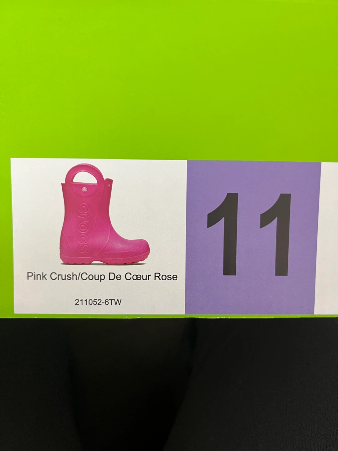 New Crocs Handle It Rain Boots - Pink - Size 11 - photo 3