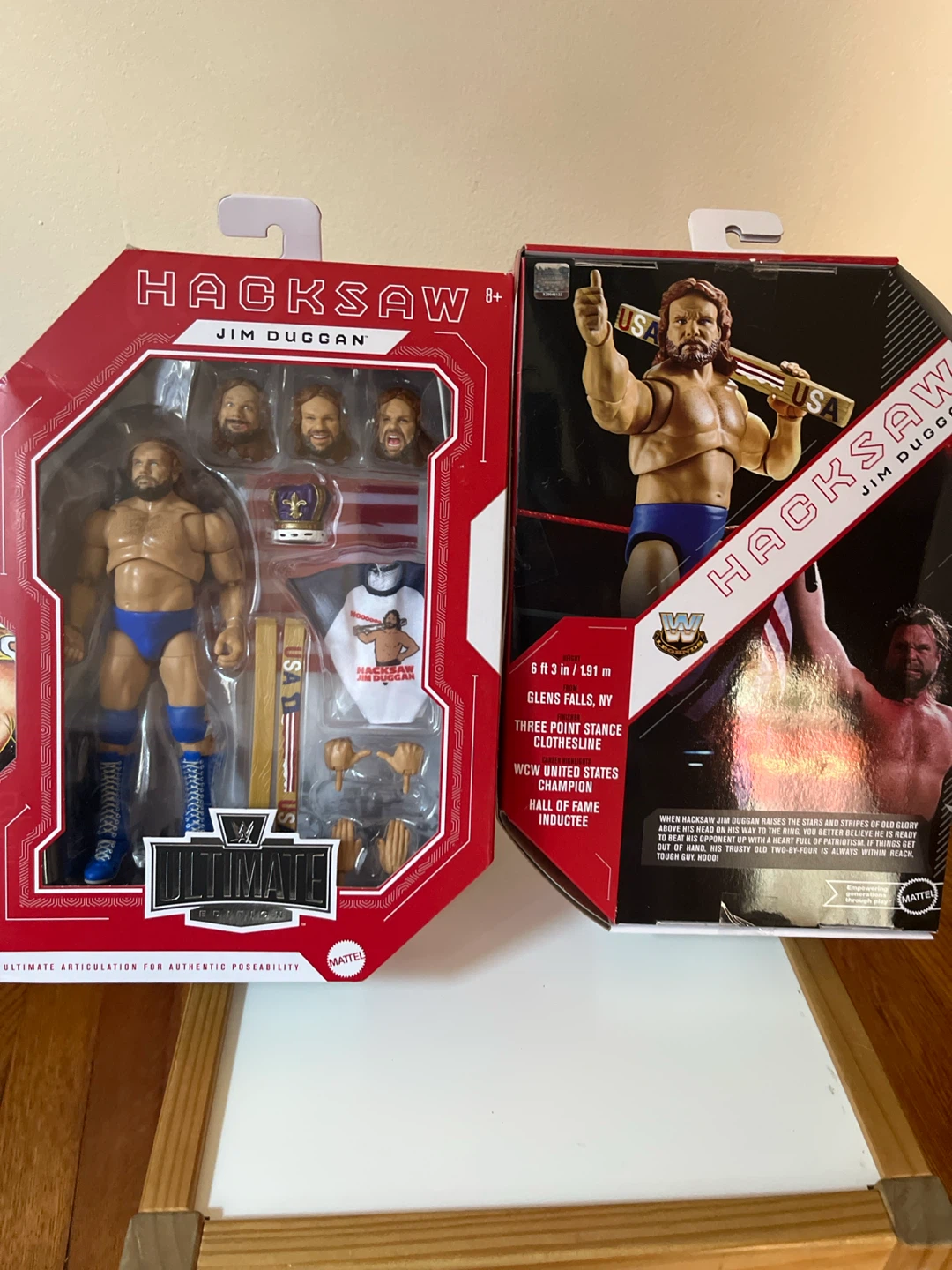 2 WWE Ultimate Edition Hacksaw Jim Duggan Action Figures - photo 2