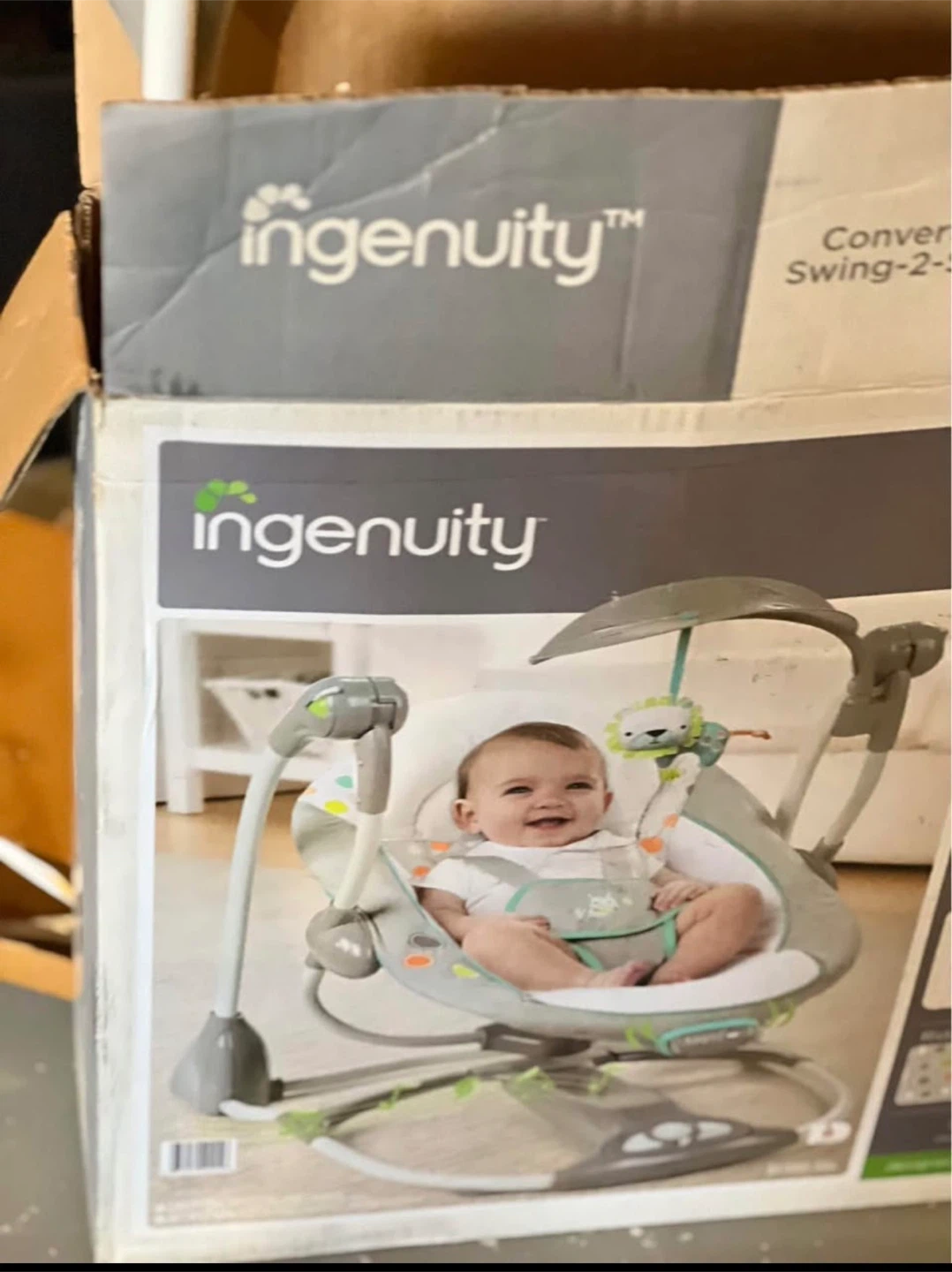 Ingenuity ConvertMe Swing-2-Seat free play mat - photo 2