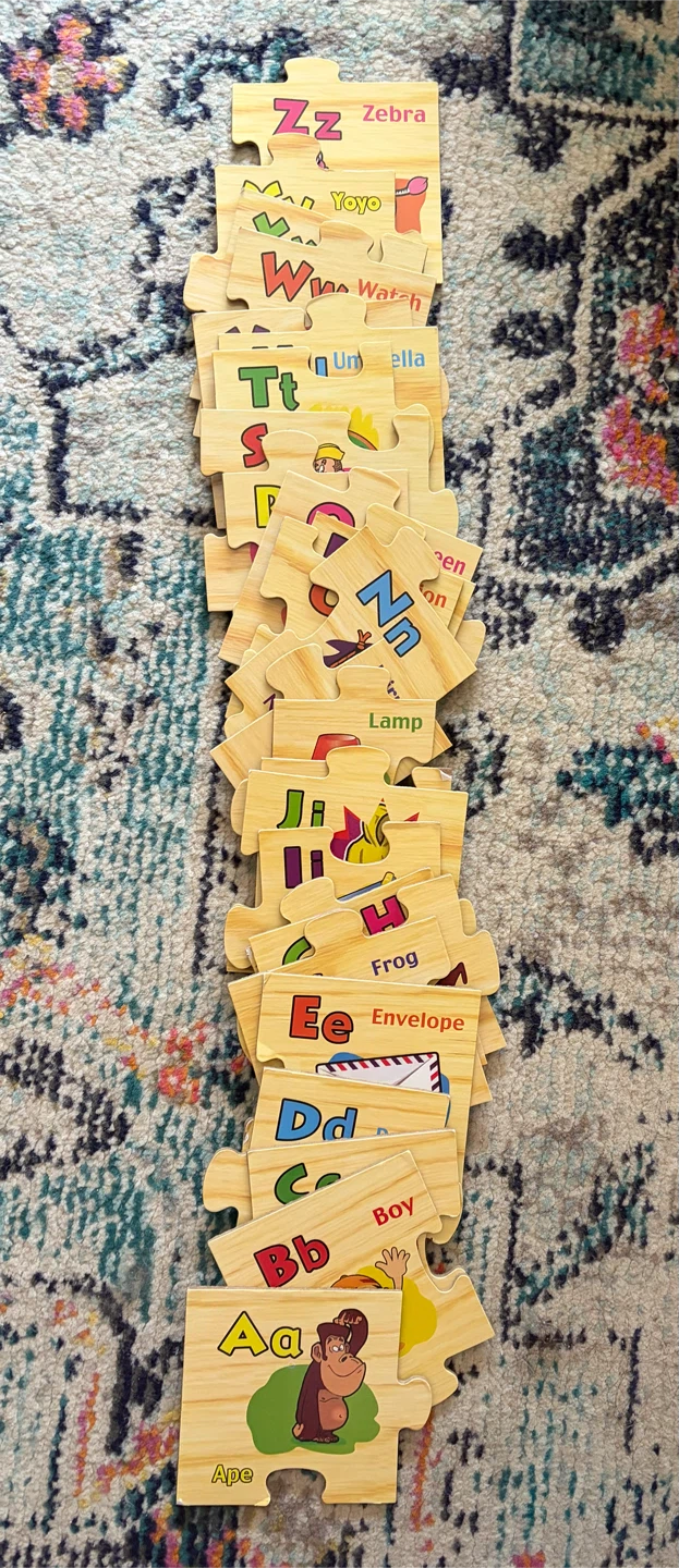Alphabet Wooden Learning Puzzle Set