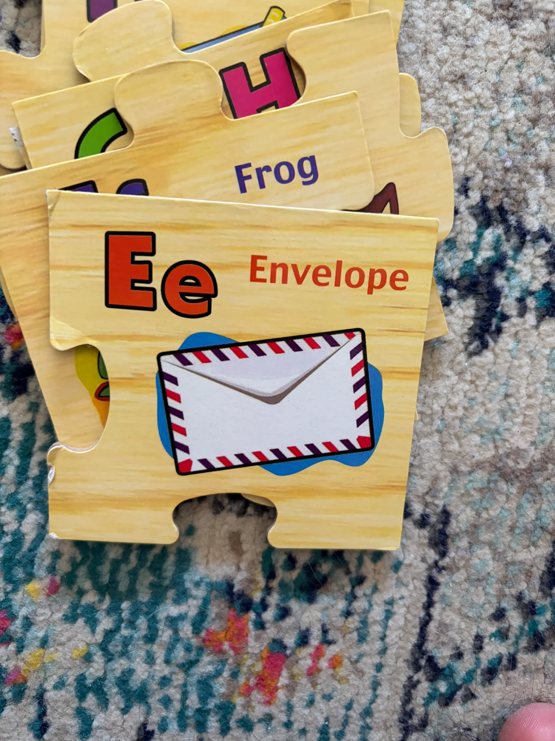 Alphabet Wooden Learning Puzzle Set - photo 2