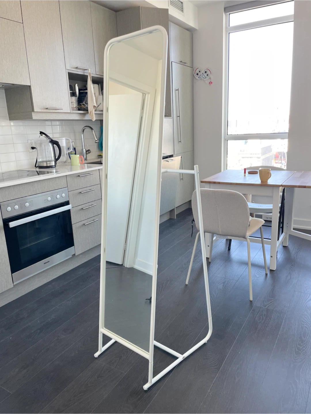 IKEA Standing Mirror - White