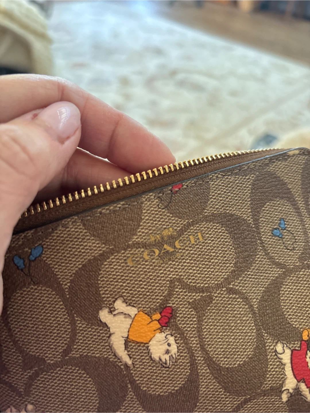 Coach Signature Print Wristlet KITTENS WITH MITTENS! - photo 5
