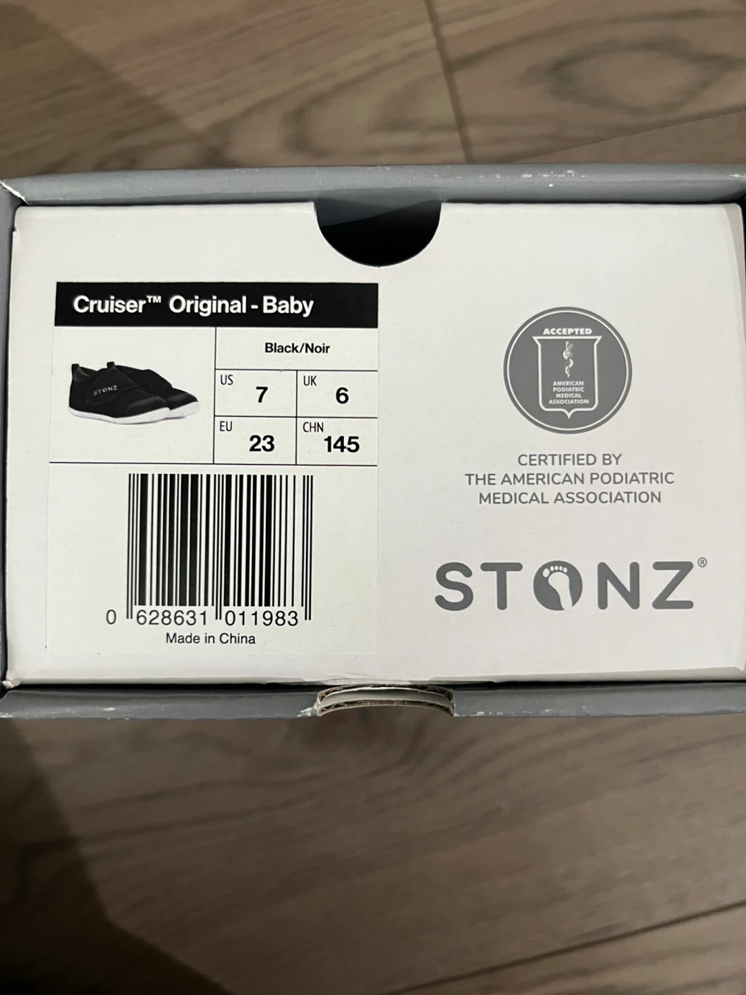Stonz Cruiser Original Baby Shoes - Black - photo 4