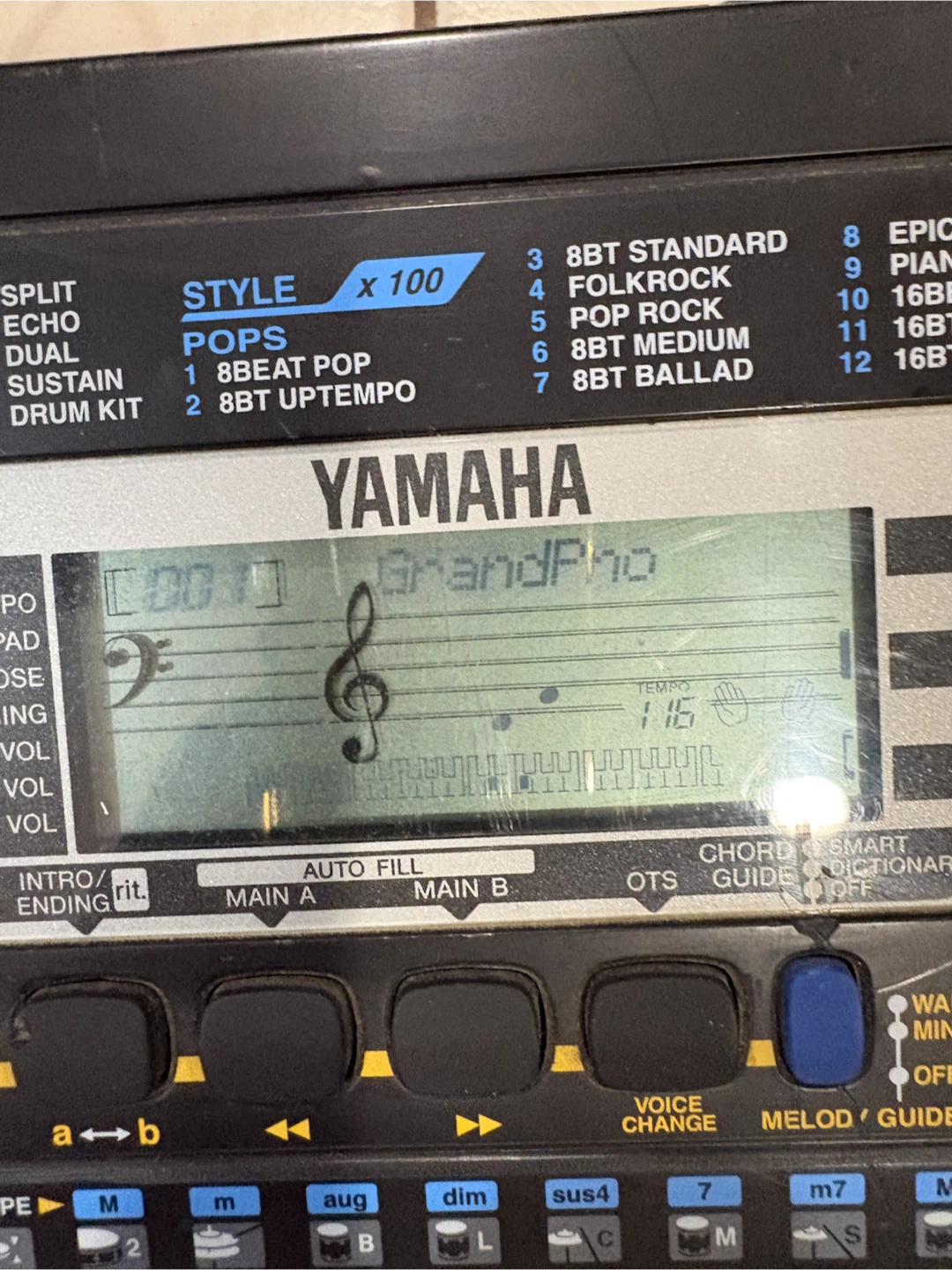 Yamaha Portatone PSR-79 Keyboard - photo 2