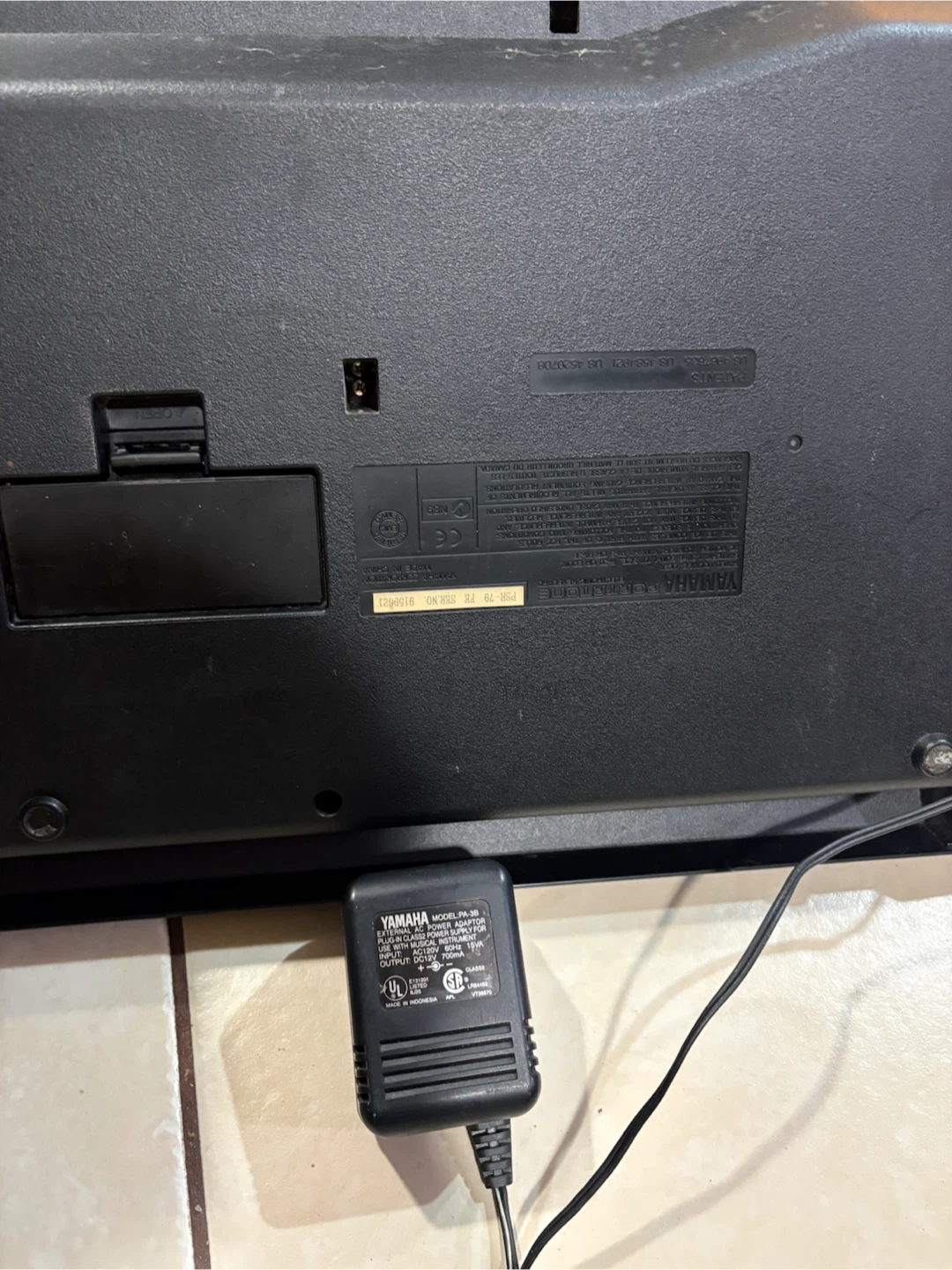 Yamaha Portatone PSR-79 Keyboard - photo 3
