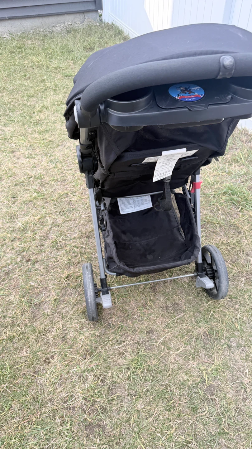 Safety 1st Black Baby Stroller with infant car seat - photo 3