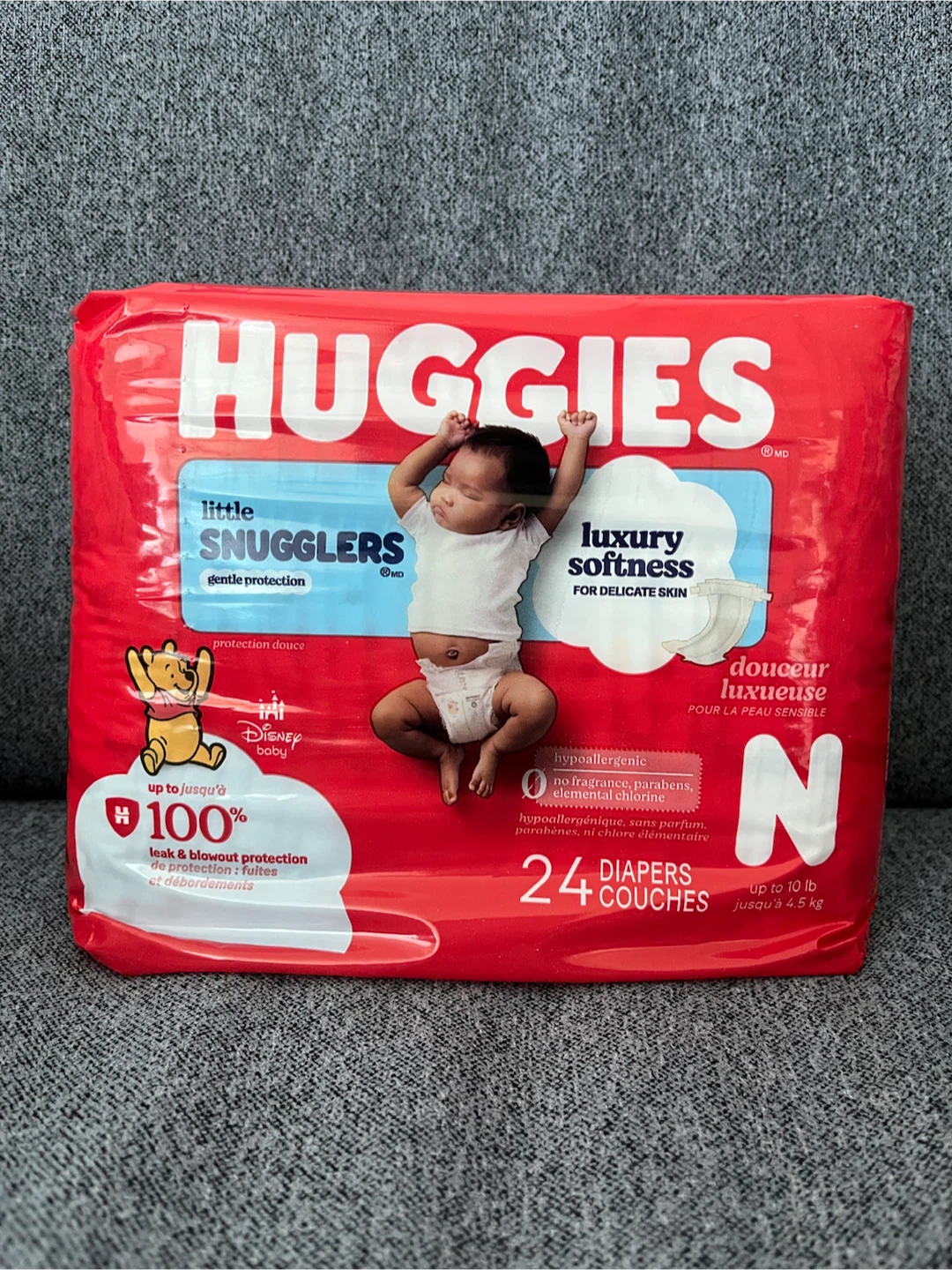Huggies Newborn Diapers 24 Count - Brand New