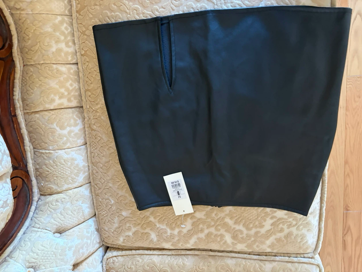 Streetwear Society Faux Leather Mini Skirt - medium - photo 3