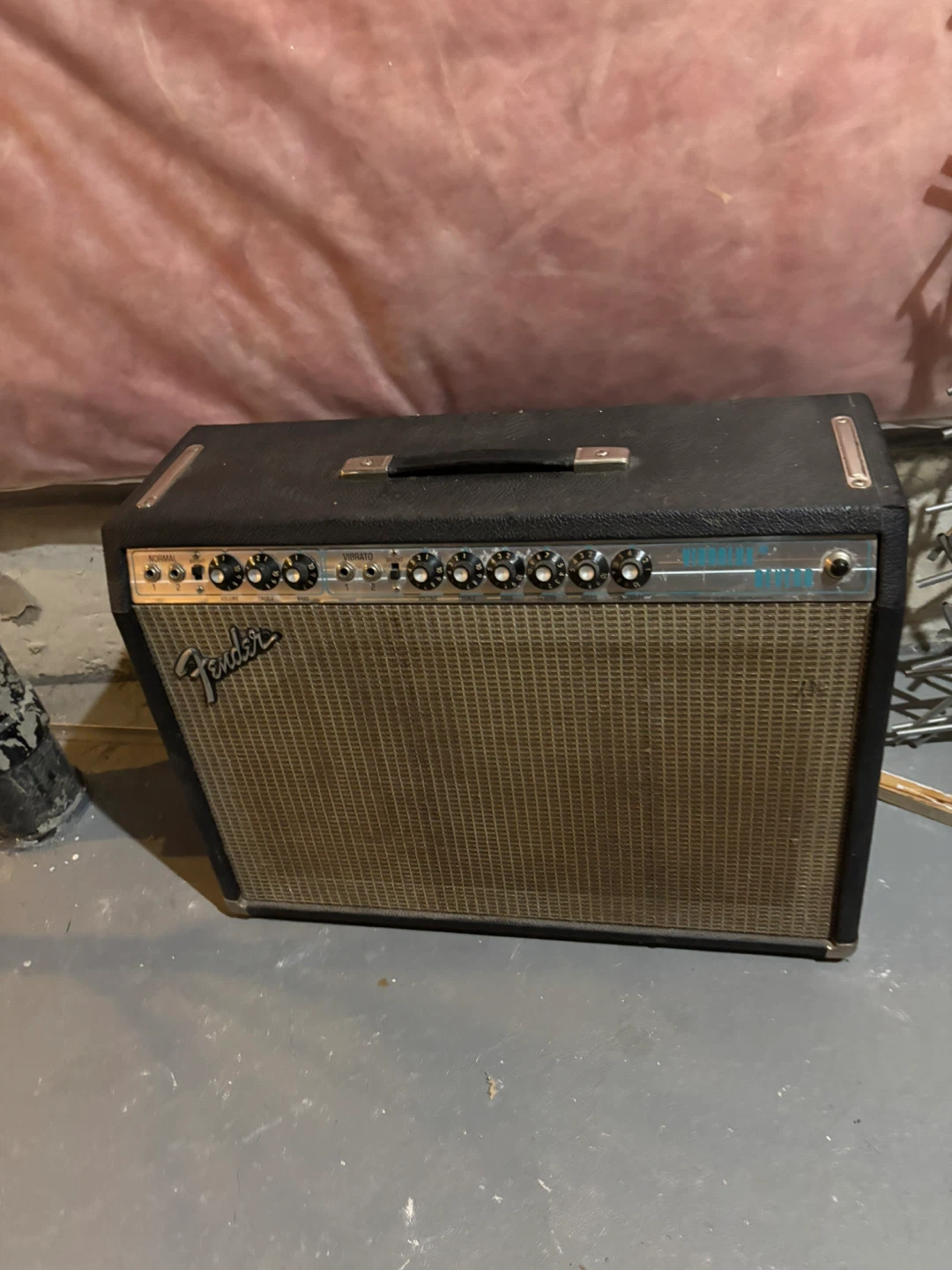 Antique fender amp