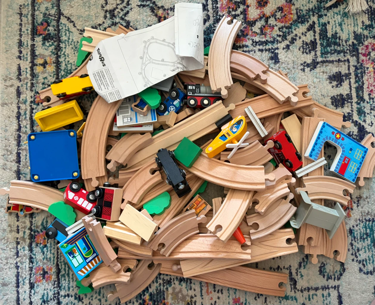 Wooden Train Tracks, Trains & Accessories