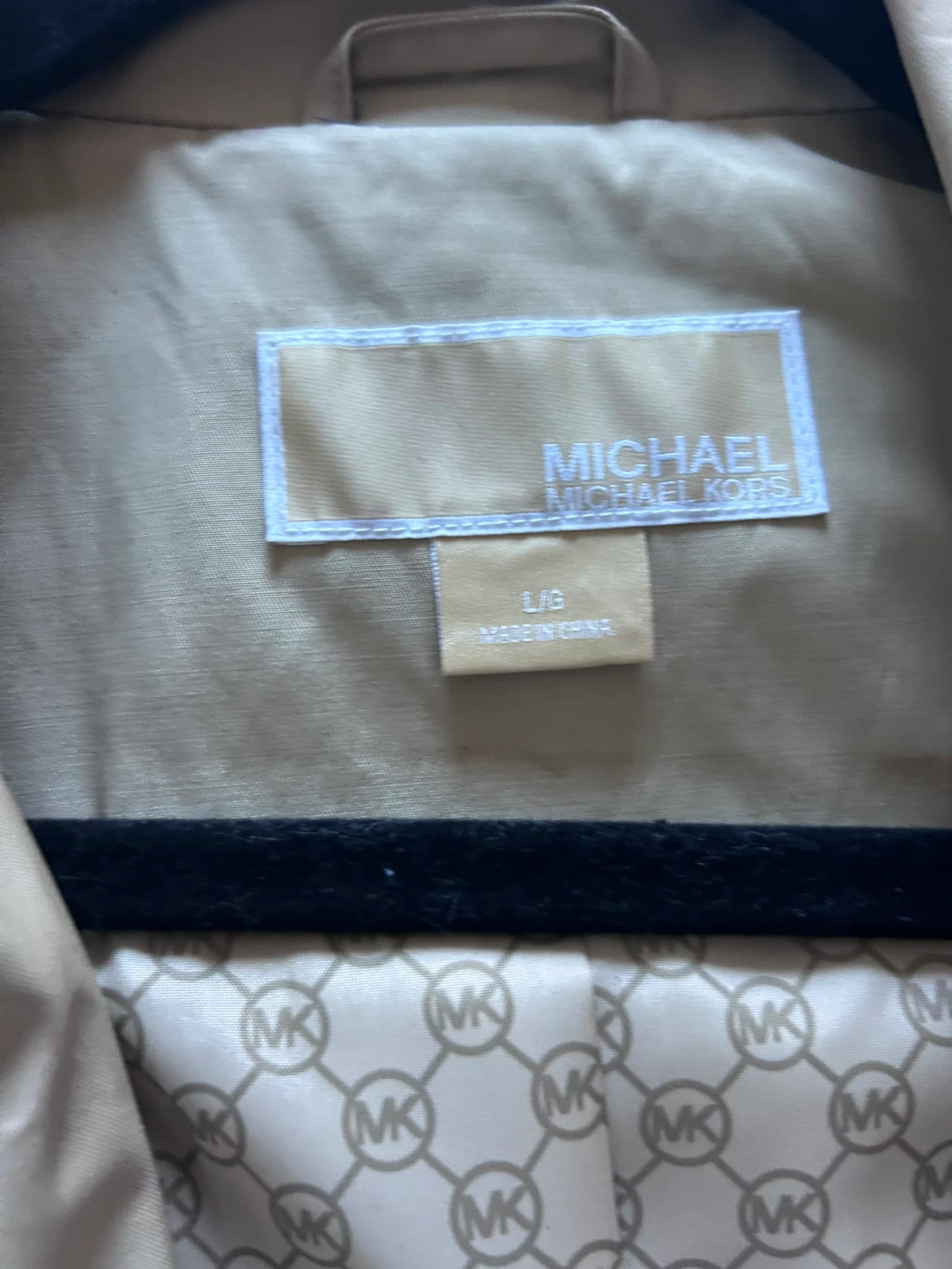 Michael Kors Trench Coat Size L - photo 3