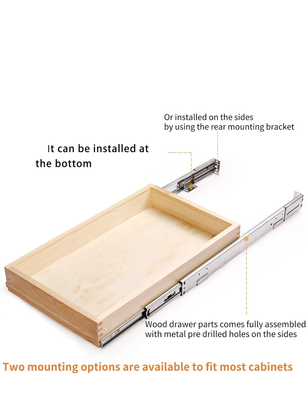 New Pull-Out Cabinet Drawer Organizer – 20” x 21” - photo 4