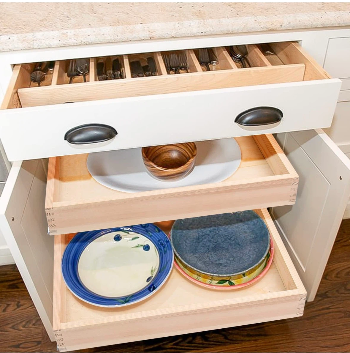 New Pull-Out Cabinet Drawer Organizer – 20” x 21” - photo 5