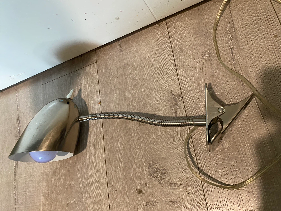 Metal Clip-On Desk Lamp - photo 4