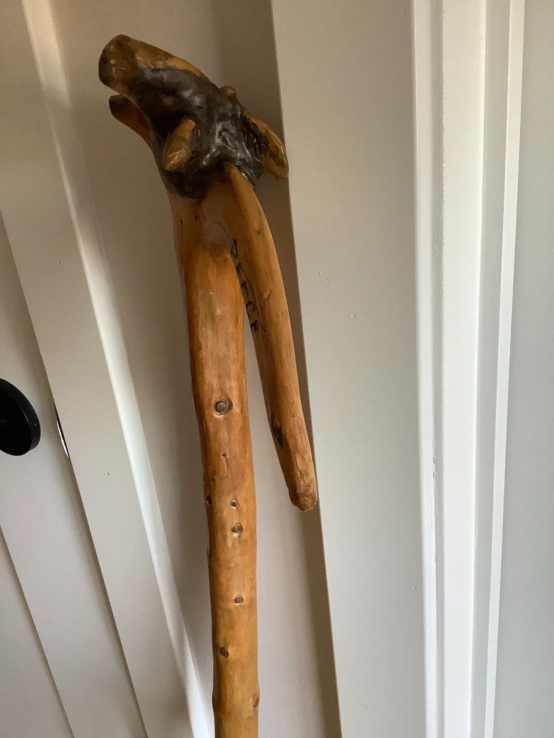 Hand Crafted Wooden Walking Stick 🐞 - photo 4
