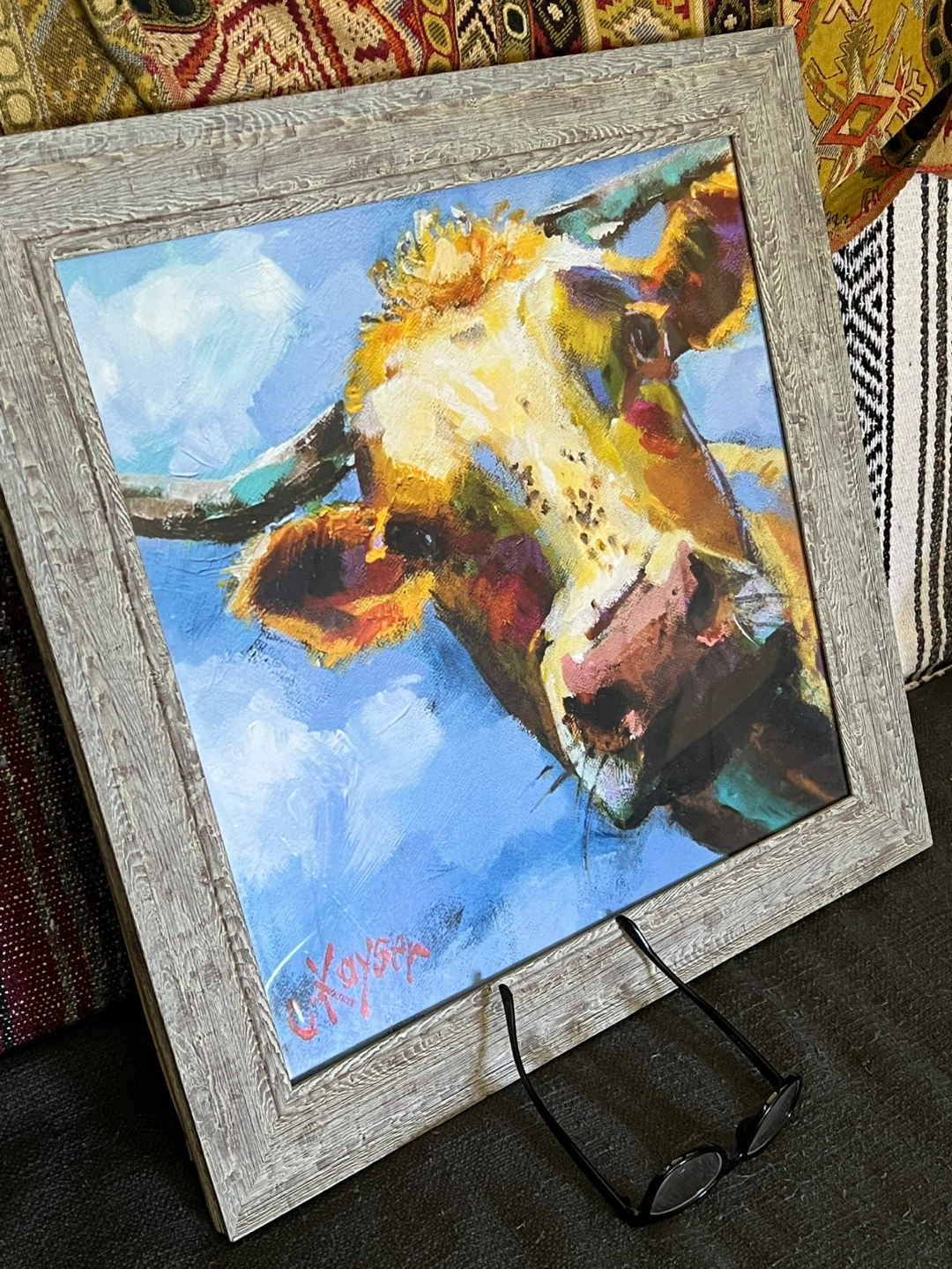 C. Kayser Cow Painting