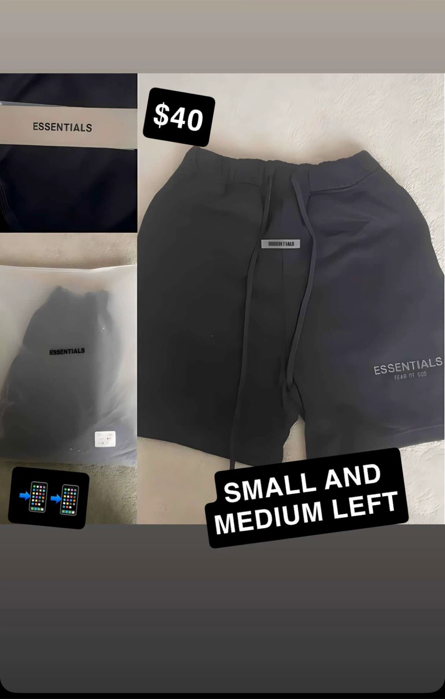 Essentials Fear Of God Shorts