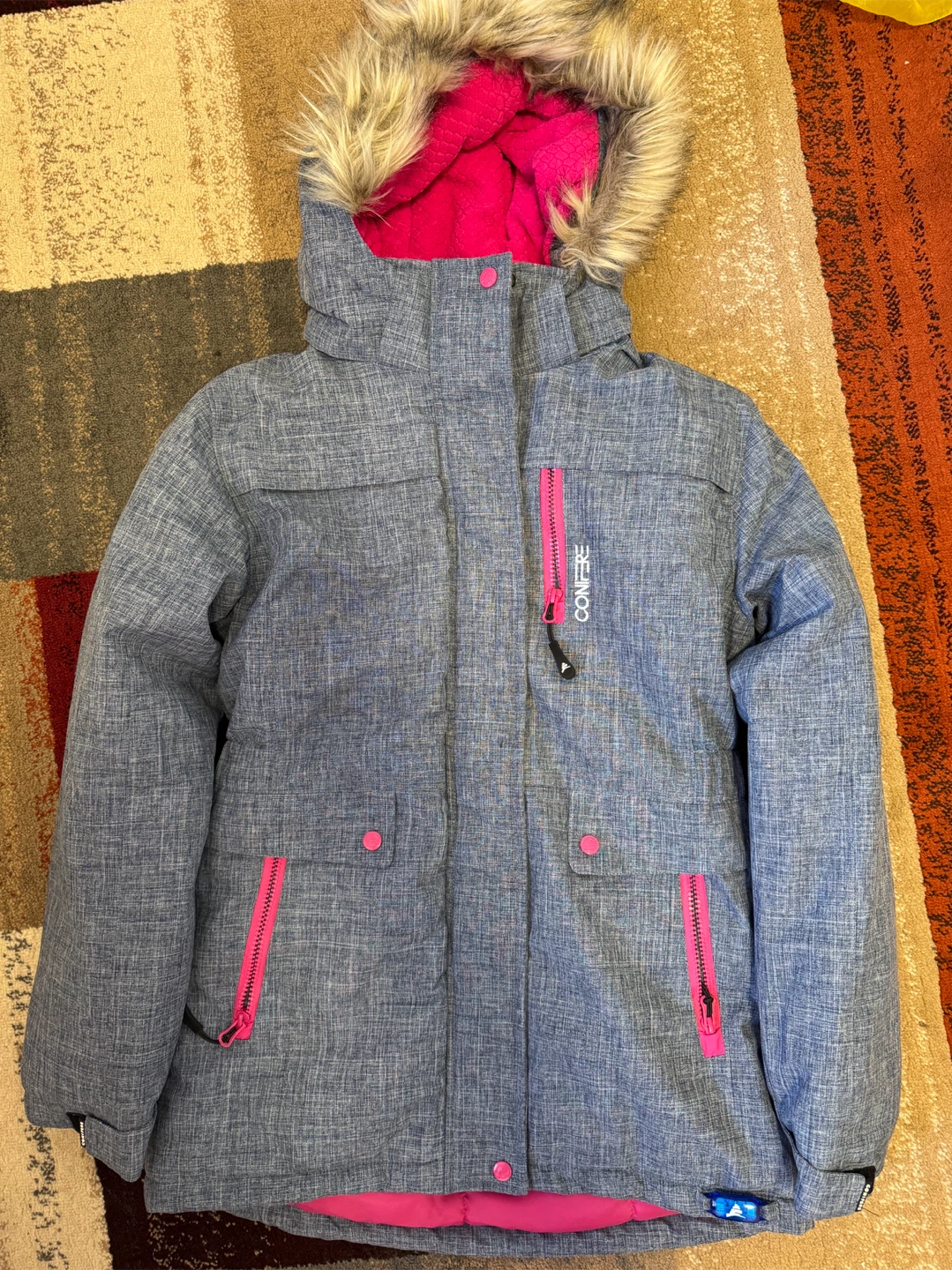Conifere Black Winter Jacket - photo 5