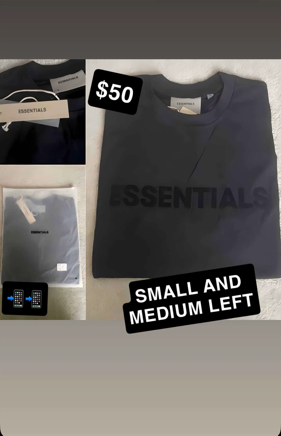 Essentials Black T-Shirt