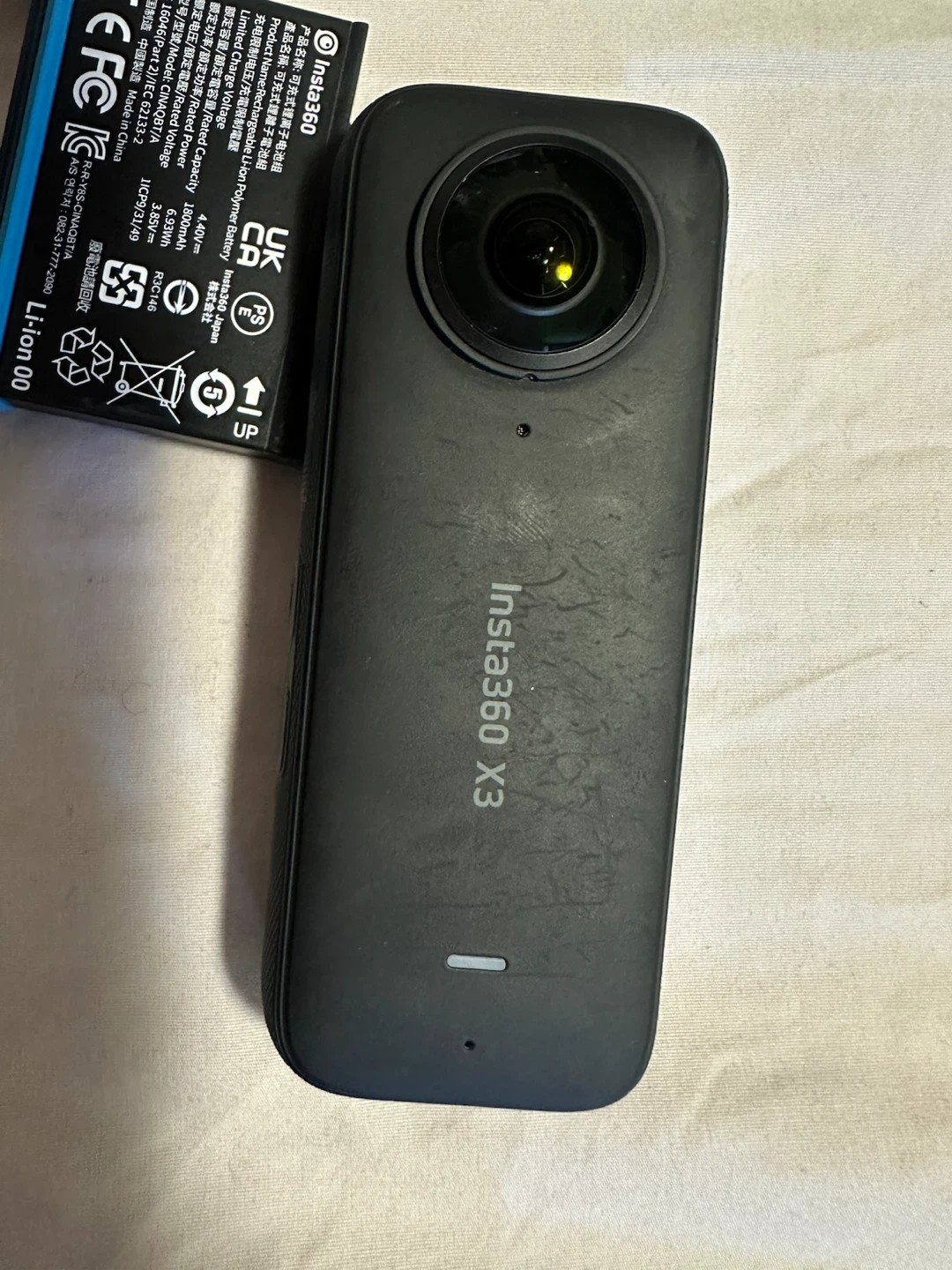 Insta360 X3 360 Camera (For Parts) Ad Up = Available