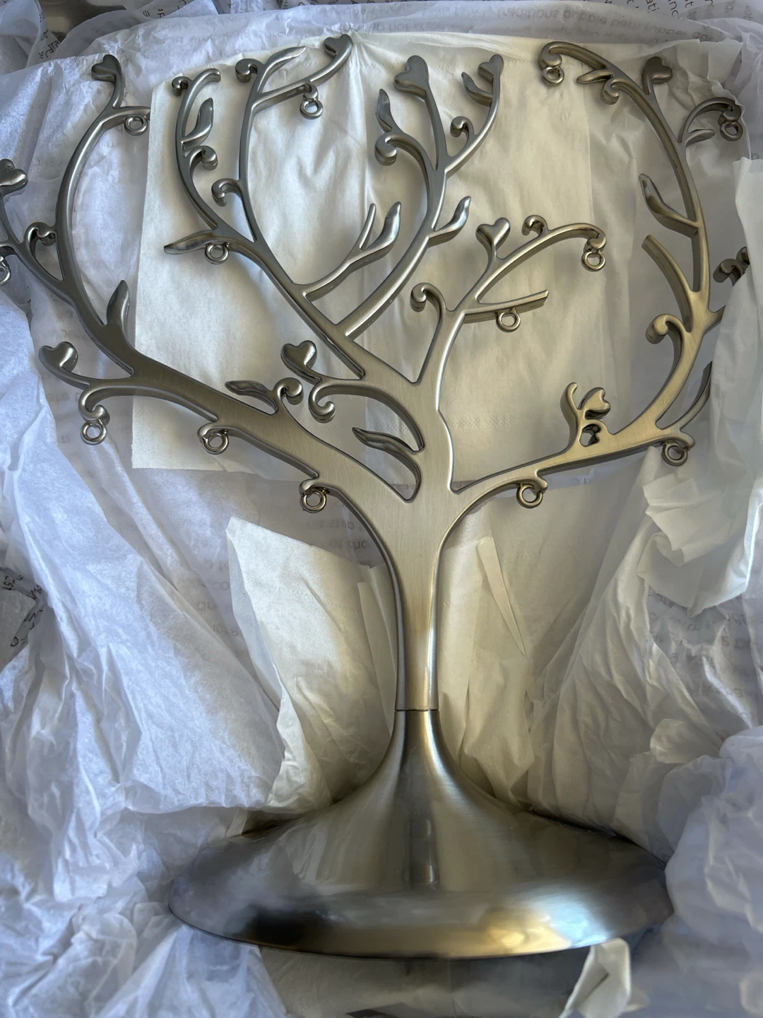 Papyrus - Brushed Silver Finish Family Tree Stand - Brand New - photo 2