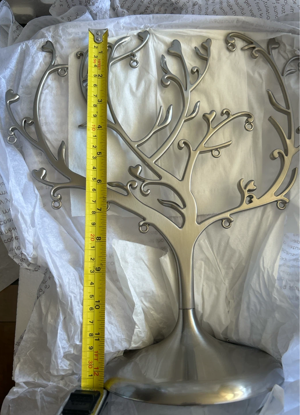 Papyrus - Brushed Silver Finish Family Tree Stand - Brand New - photo 5