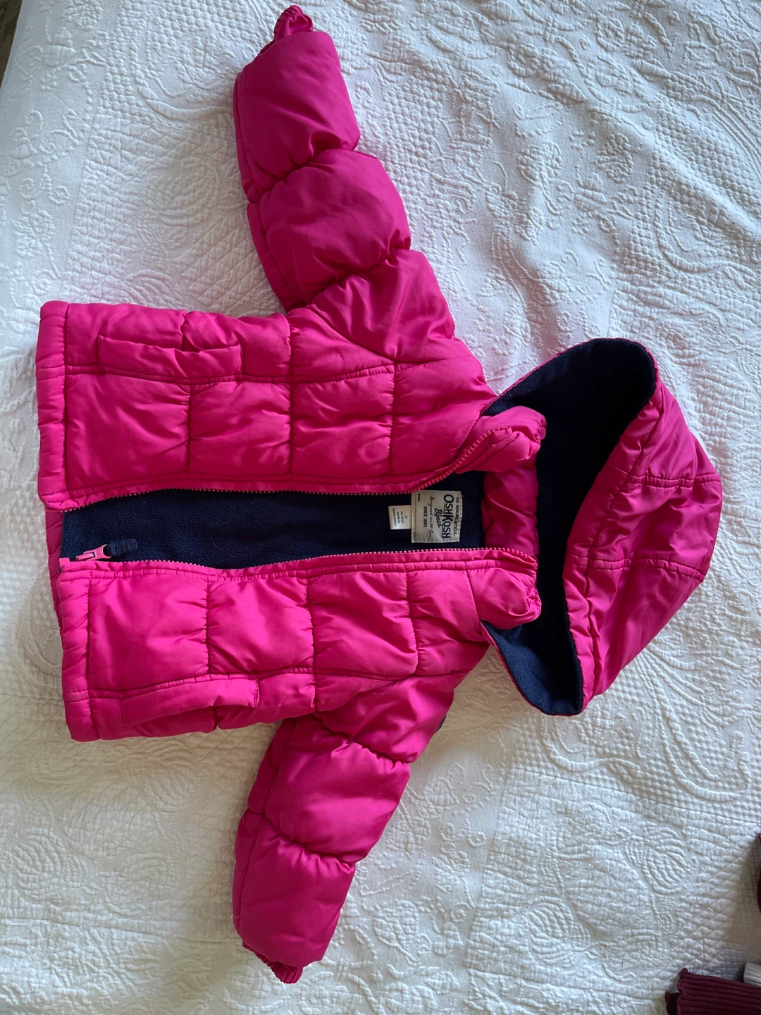 OshKosh B'gosh Toddler Puffer Jacket Pink Size 2T
