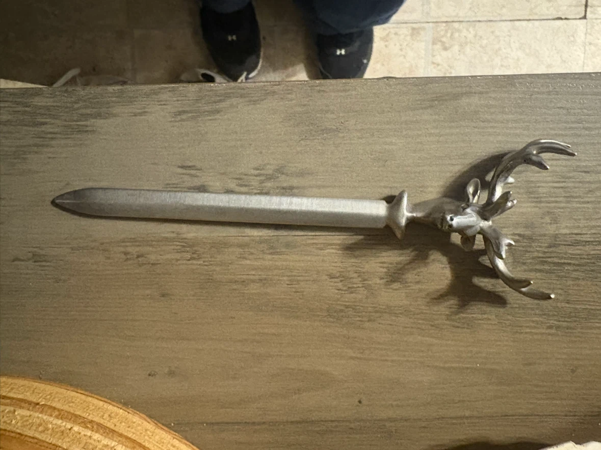 Vintage Stag Antler Design Letter Opener