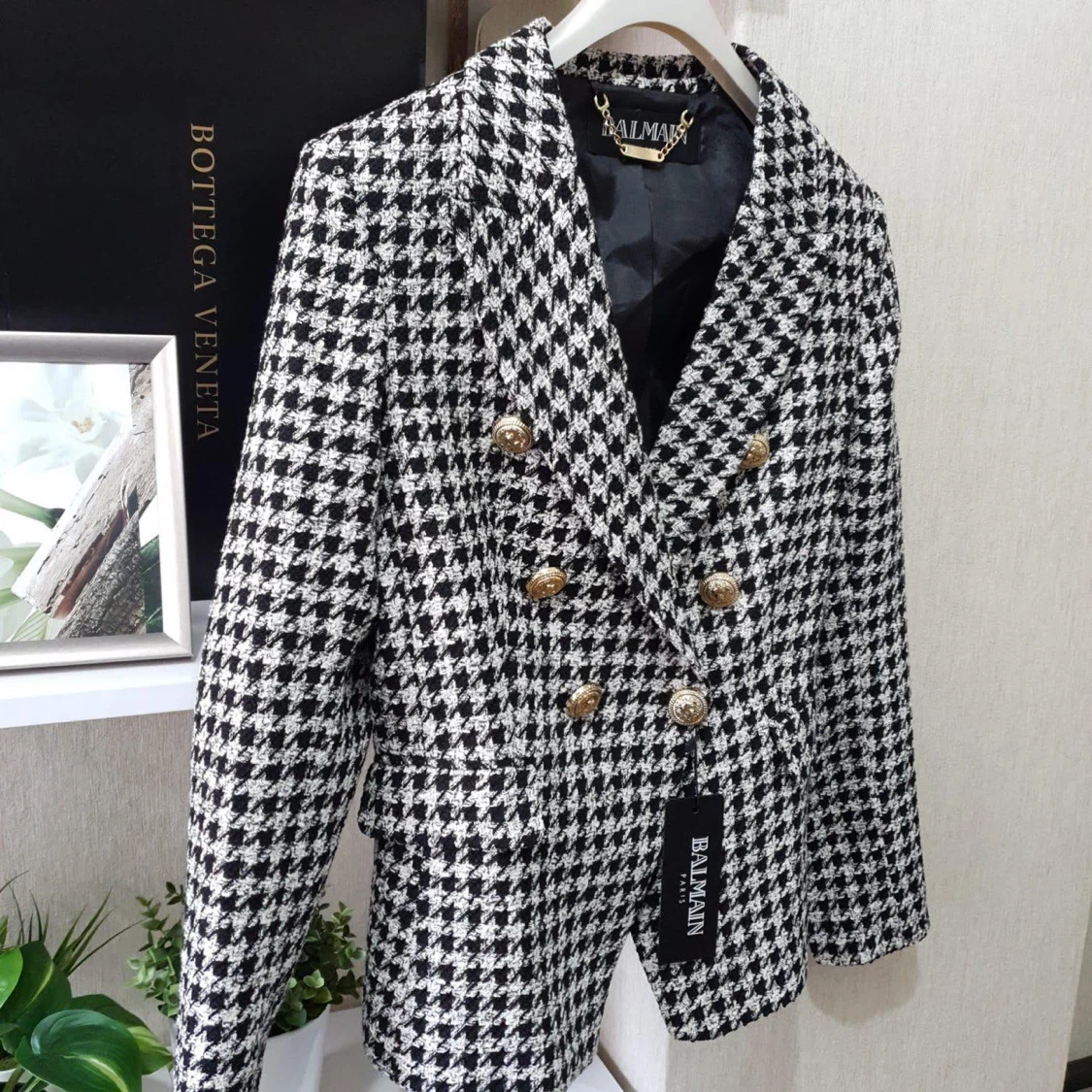 Balmain Double-Breasted Blazer Size XL