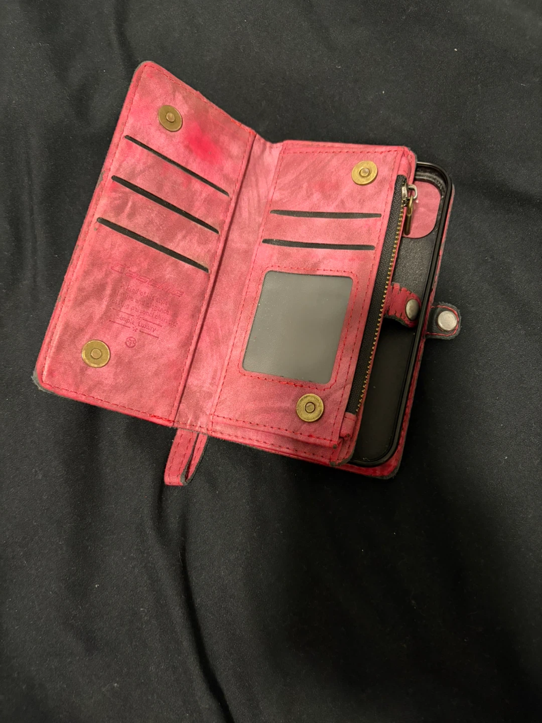 Pink Wallet Case and Clear Case for iPhone 15 - photo 2