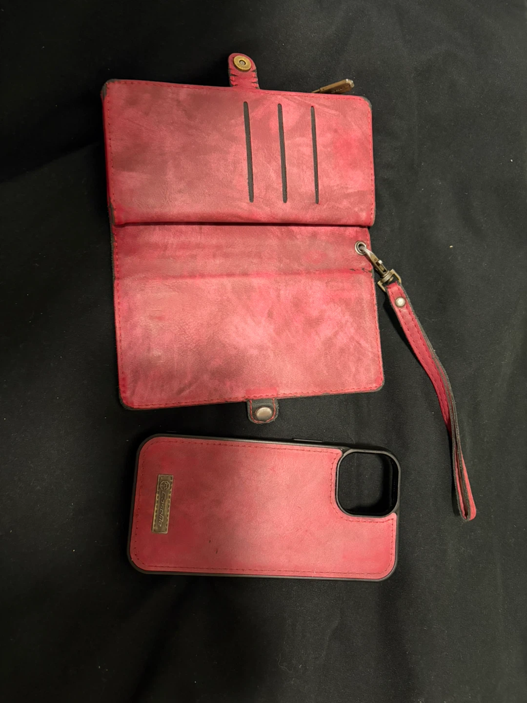 Pink Wallet Case and Clear Case for iPhone 15 - photo 3
