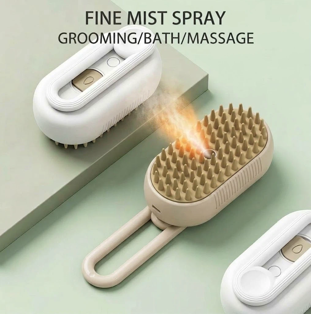 Electric Spray Massage Pet Brush - photo 3