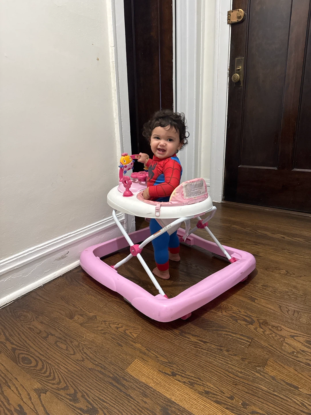 Pink Baby Walker